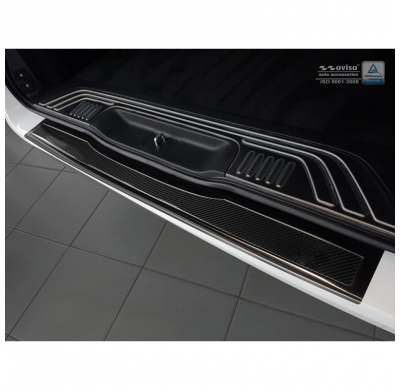 Protector Paragolpes Acero Inox 'Deluxe' Mercedes Vito W447 2014- Negro/Negro Carbon